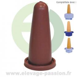 3 Tétines pour socle Tetiblue - 43x92 rouge