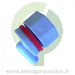 Clapet bleu complet Tetiblue avec 2 joints