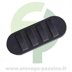 Plaque interrupteur coulissant noir X-Series